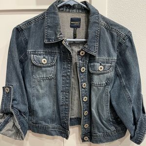Highway jeans Large crop Jean jacket